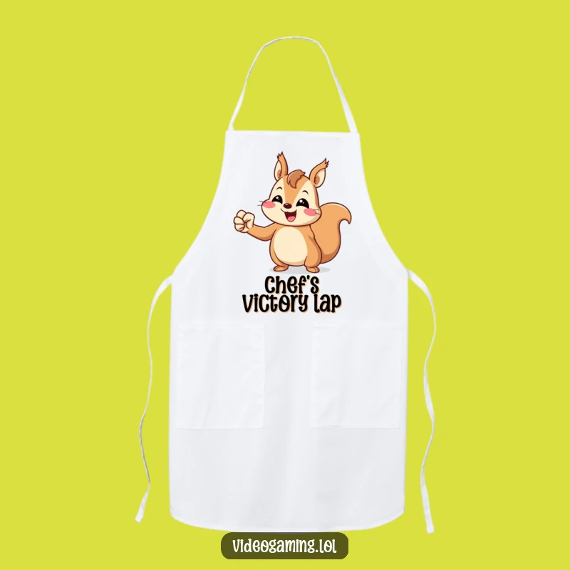 Funny Squirrel Apron: Victory in the Kitchen, Hilarious Funny Gift