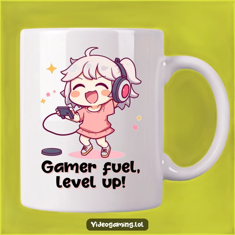 Funny Dancing Gamer Mug - Energetic Character Controller Gift