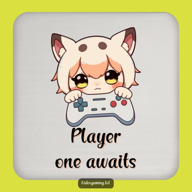 Funny Gamer Coasters - Protect Surfaces with Curious Character Controller Art