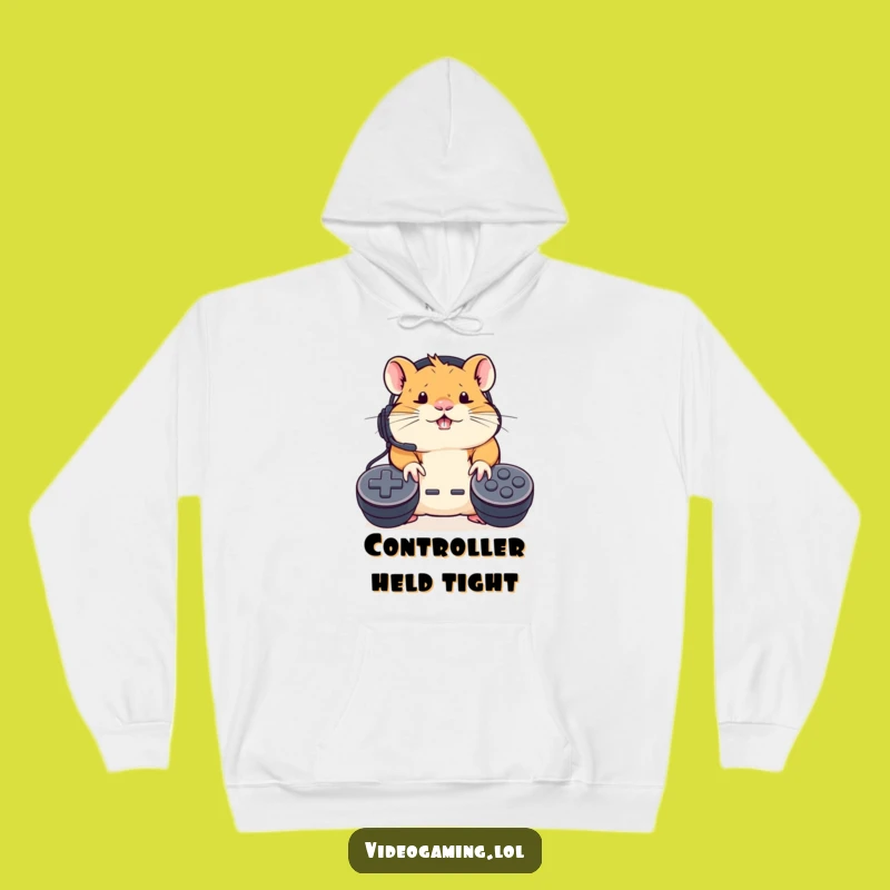 Funny Hamster Gamer Hoodie: Cozy Up for Intense Gaming Sessions