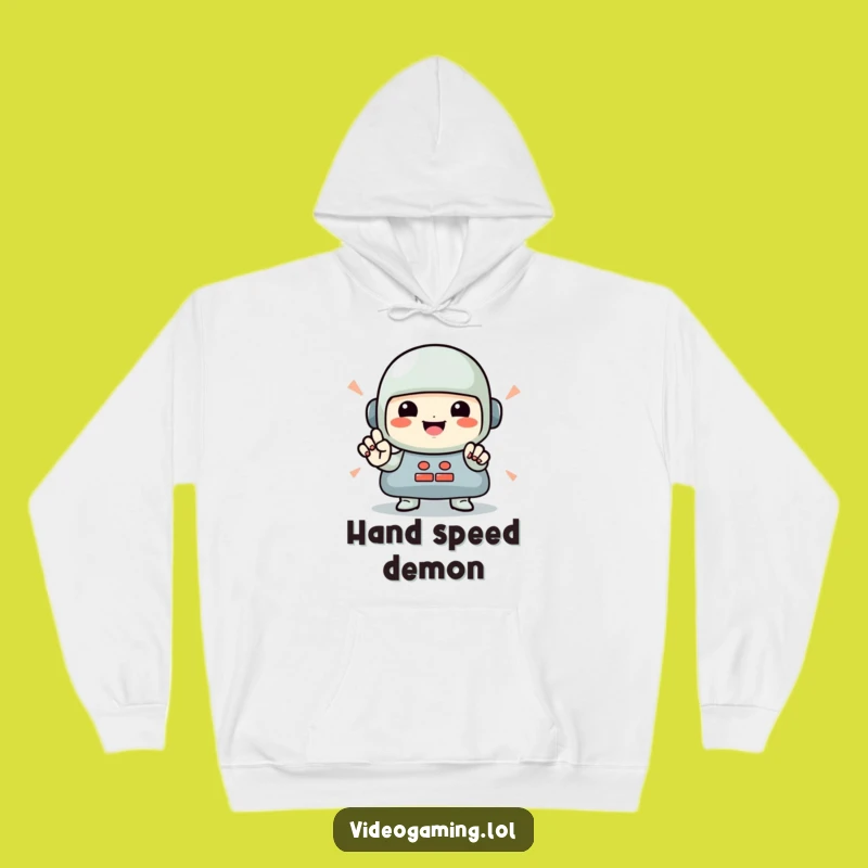 Funny Gamer Hoodie: Stay Cozy During Rapid Button Presses!