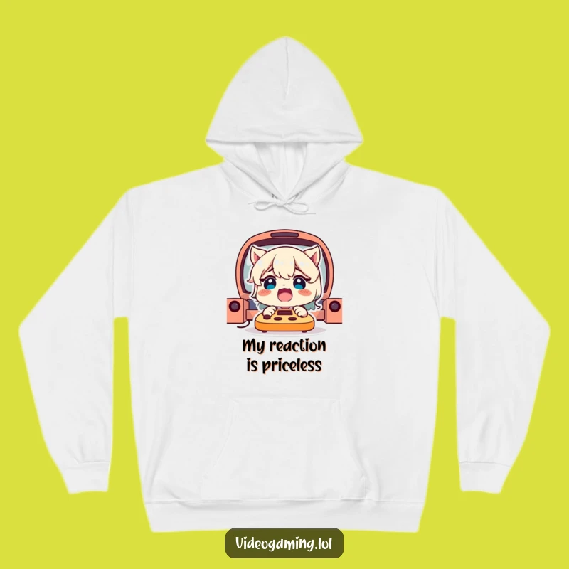 Funny Gamer Hoodie: Stay Cozy During Shocking Game Moments!