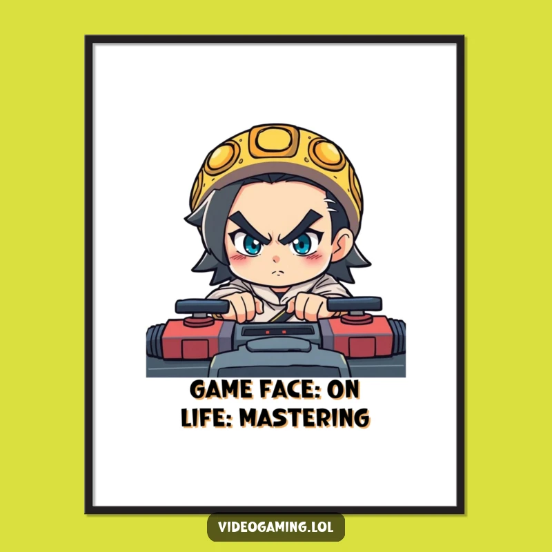 Free Printable Funny Wall Art: Intense Gamer for Gaming Den Decor Downloads