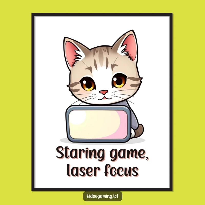 Free Printable Cat Screen Art - Hilarious Downloadable Decor for Tech Lovers!