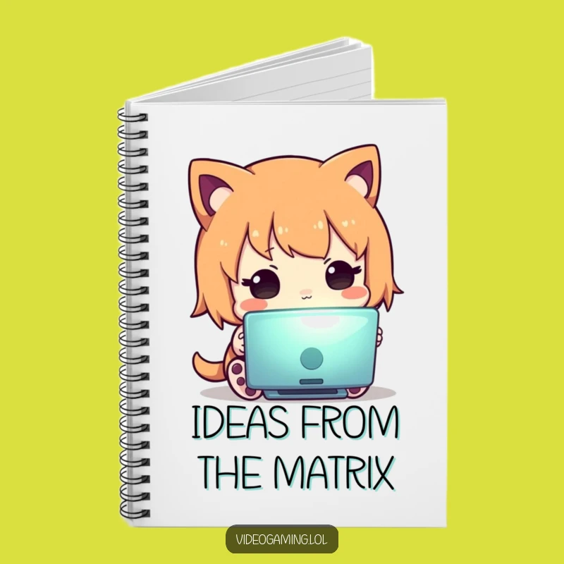 Funny Curious Character Notebook: Screen Thoughts Journal, Perfect Tech Gift!