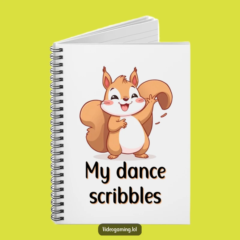 Funny Dancing Squirrel Victory Notebook: Capture Your Celebratory Ideas