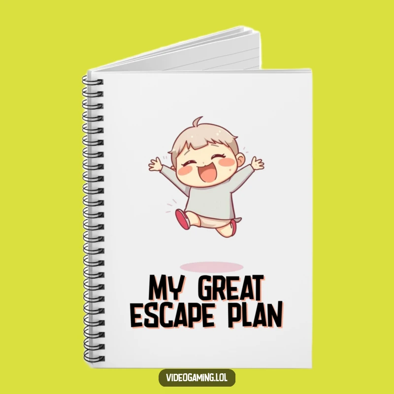 Funny Giggling Jumper Notebook - Hilarious Journal for Clumsy Thoughts and Ideas
