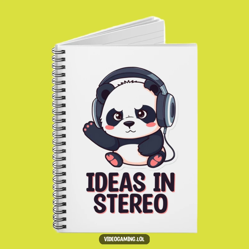 Funny Panda Notebook: Jot Down Ideas with Intense Focus