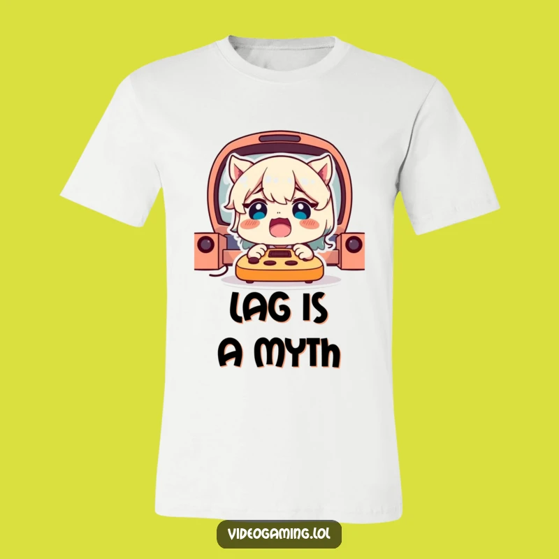 Funny Gamer T-Shirt: Shocked Reactions for Epic Game Wins!