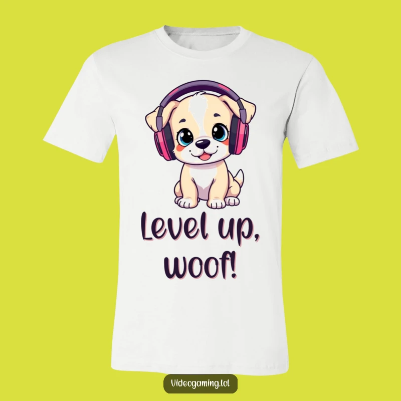Funny Gaming Puppy T-Shirt: Game On Pup, Ultimate Funny Gift!